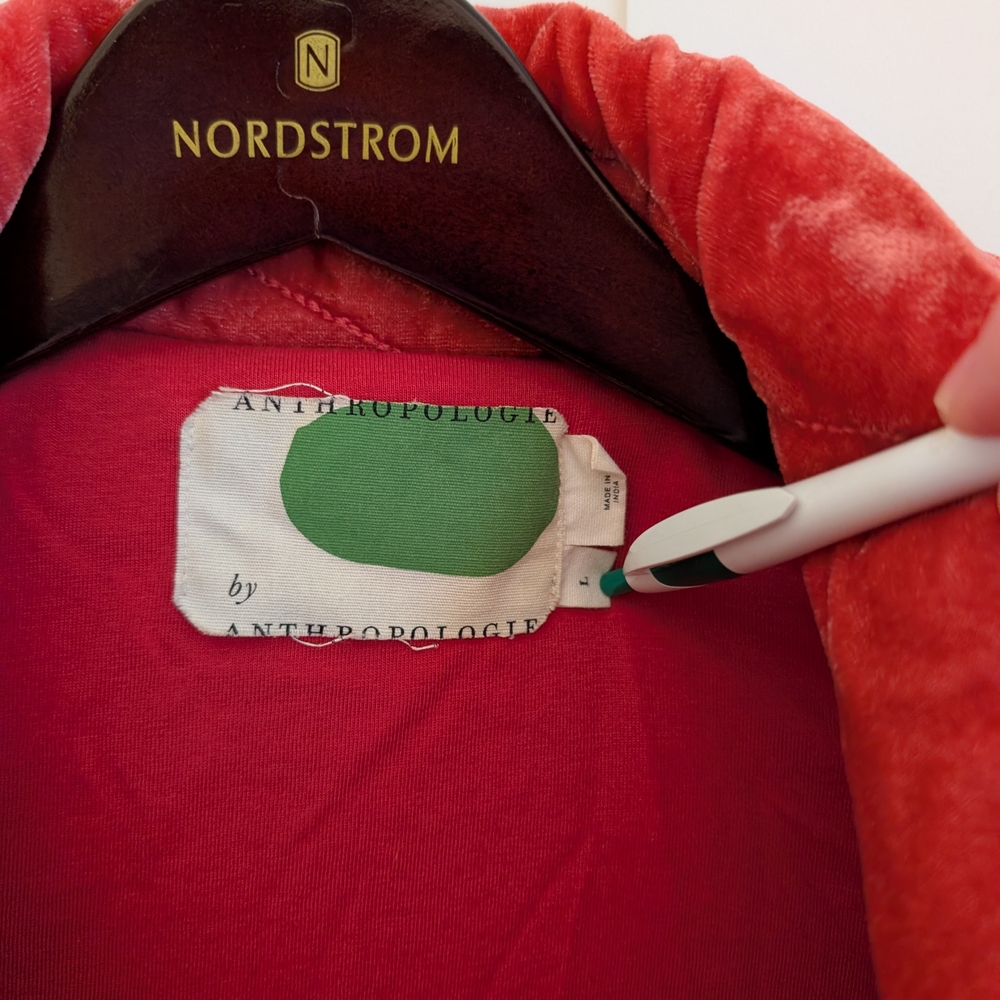 Anthropologie Red Teddy Jacket - Picture 3 of 4